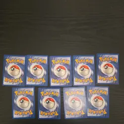 Pokemon Team Rocket Dark Pokemon Card Lot Wizards Dark Jolteon Vaporeon 9 Cards - Image 5