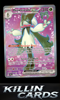 Meowscarada ex - 231/193 231/193 Pokemon Ultra Rare SV02: Paldea Evolved Card NM - Image 1