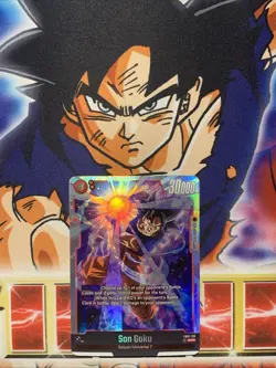 Son Goku FB01-139 SCR Secret Rare Dragon Ball Card Fusion World - Image 1