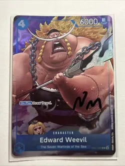 Edward Weevil Promo 7 Warlord of the Sea One Piece Card EB01-023 - Image 1