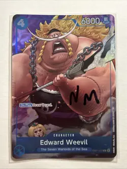 Edward Weevil Promo 7 Warlord of the Sea One Piece Card EB01-023 - Image 3