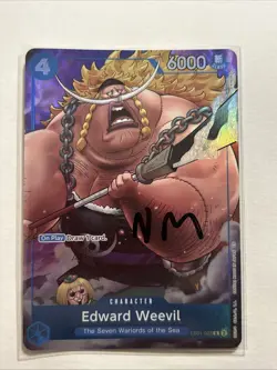 Edward Weevil Promo 7 Warlord of the Sea One Piece Card EB01-023 - Image 5