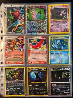 Lot of 90 ALL HOLO Vintage Pokemon Card Binder Collection - Image 2