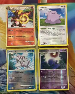 Vintage Pokemon Card Lot Reverse Holo Fire Ditto Palkia - Image 1