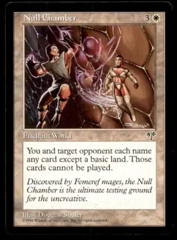 MTG Null Chamber LP Light Play Mirage [4873] - Image 1