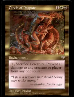 MTG Circle of Despair LP Light Play Mirage [4895] - Image 1