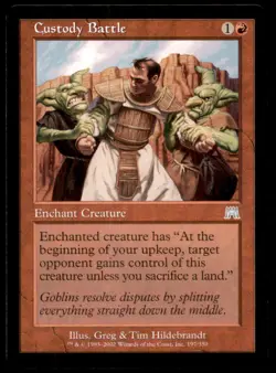 Custody Battle LP Light Play Onslaught MTG [10237] - Image 1