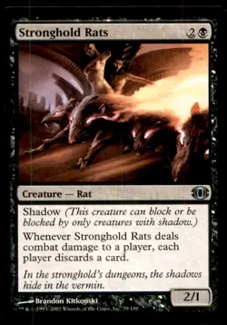 MTG Stronghold Rats LP Light Play Future Sight [2842] - Image 1