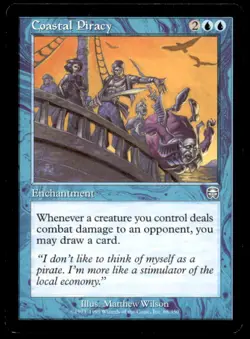 Coastal Piracy LP Light Play Mercadian Masques MTG [8386] - Image 1