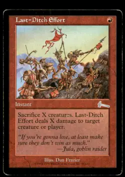 Last-Ditch Effort LP Light Play Urza's Legacy MTG [10029] - Image 1