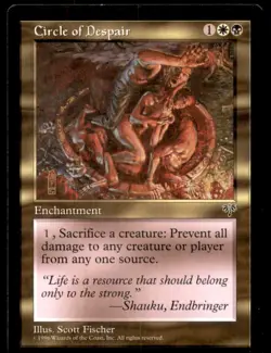 MTG Circle of Despair LP Light Play Mirage [4899] - Image 1
