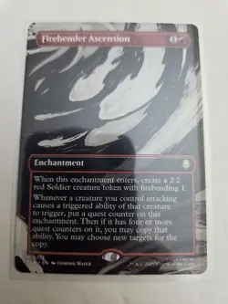 mtg, Firebender Ascension (Borderless) Avatar: The Last Airbender Regular NM - Image 1