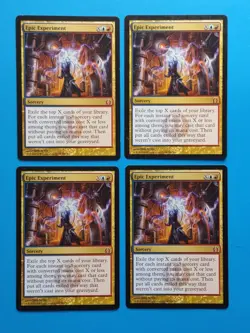 MTG 4x Epic Experiment x4 LP Return to Ravnica Magic Playset - Image 2