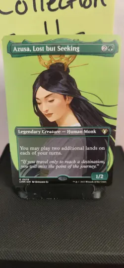 Azusa, Lost but Seeking (Borderless) Commander Masters Regular - Image 1