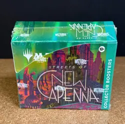MAGIC THE GATHERING MTG STREETS OF NEW CAPENNA SEALED COLLECTOR BOOSTER BOX - Image 1
