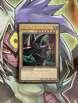YGLD-ENB02 Dark Magician Ultra Rare 1st Edition NM Yugioh Card - Image 1