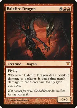 MTG Balefire Dragon ** Innistrad ** English - Image 1