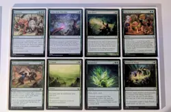 MTG Mono Green Elf themed commander deck. About 40 Elf. Dwynen, Gilt-Leaf Daen - Image 4