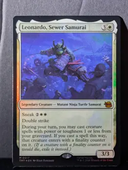 Magic Teenage Mutant Ninja Turtles M 0017 Leonardo, Sewer Samurai Foil - Image 1