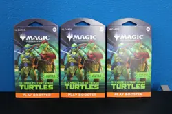 MTG Teenage Mutant Ninja Turtles (X3 Packs) Play booster Sealed (QF-0887) - Image 1