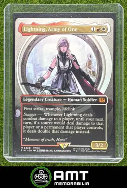 Lightning Army of One BL 2025 MTG Final Fantasy #0320 Rare Mythic Borderless - Image 1