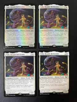 MTG- Toby, Beastie Befriender x4 - Duskmourn - (2 are FOIL) - Image 1