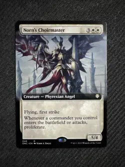 Norn's Choirmaster Extended Art Commander: Phyrexia Rare - Image 1