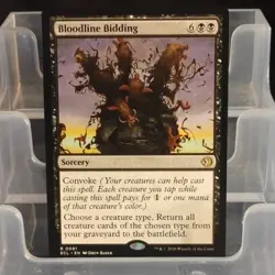 Magic: The Gathering Bloodline Bidding Black Rare Sorcery ECL 0091 Drew Baker - Image 1