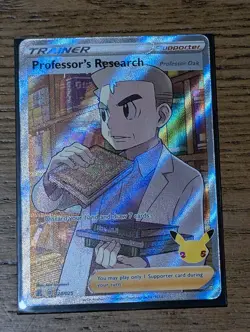 Professor's Research 024/025 Full Art Ultra Rare Holo Pokemon Celebrations NM - Image 1