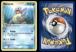 WARTORTLE 42/100 UC MP CRYSTAL GUARDIANS POKEMON - Image 1