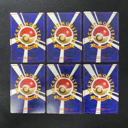 Dark Normal Card Set of 6 Japanese Pokemon Card Old Back s007417 - Image 2