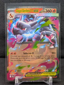 Pokemon TCG Mega Charizard X ex 013/094 Phantasmal Flames - NM - Image 1