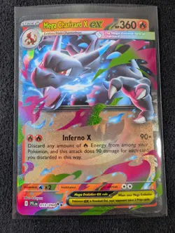 Pokemon TCG Mega Charizard X ex 013/094 Phantasmal Flames - NM - Image 2