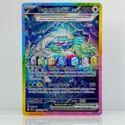 Terapagos EX Special Illustration Rare Holo Sv07: Stellar Crown 170/142 Pokemon - Image 1