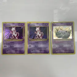 RETRO Pokemon Trading Card Ungraded Lot Holo Basic Mew Mewtwo 2016 - Image 1