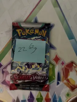 VERY HEAVY 22.62g Scarlet And Violet Base Pokemon TCG Booster Pack - Image 2