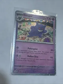 SWIRL 🌀💫 NM Gengar 094/165 151 Club Cosmos Holo Promo Pokemon Card - Image 5