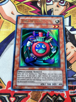 Time Wizard mrd-e065 Unltd Ed (NM+) Ultra Rare Yu-Gi-Oh! - Image 1