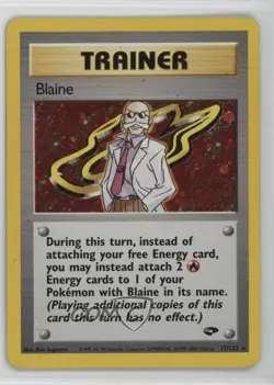 Lt Surge Holo Pokemon Gym Heroes #17 2000 - Image 1