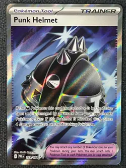 2025 Pokemon TCG ENG Phantasmal Flames PFL EN 121/094 Punk Helmet Holo - Image 1