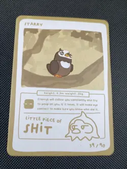 Starry (Starly) 39/90 - Pokedoodles Set 1 Fan Art- Pokemon - Image 1