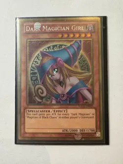 YUGIOH Dark Magician Girl Gold Rare UNL Edition PGLD-EN033 - Image 1