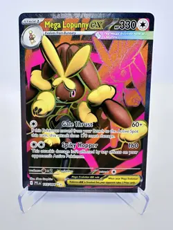 Mega Lopunny ex 115/094 Me02: Phantasmal Flames Holo Pokemon Near Mint - Image 1
