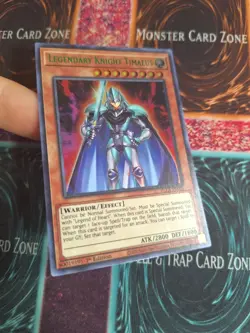 Yu-Gi-Oh! Legendary Knight Timaeus DLCS-EN001 Green Ultra Rare 1st Edition NM - Image 2