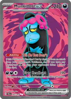 Pokemon TCG: Munkidori EX Ultra Rare (Shrouded Fable) 83/64 - Image 1