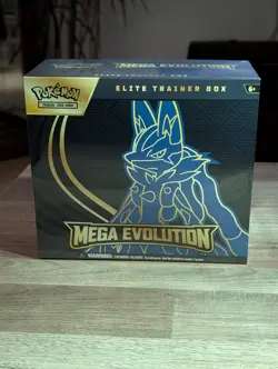 Pokemon TCG: Mega Evolution Elite Trainer Box (ETB) Lucario - New/Factory Sealed - Image 1