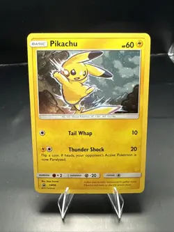 Pokemon 2017 Sun & Moon Pikachu SM98 Holo Black Star Promo LP - Image 1