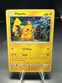 Pokemon Pikachu SM86 Holo 2017 LP - Image 1