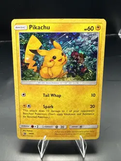 Pokemon Pikachu SM86 Holo 2017 LP - Image 2