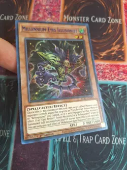 Yu-Gi-Oh! Millennium-Eyes Illusionist LDS1-EN045 Blue Ultra Rare 1st Edition NM - Image 2